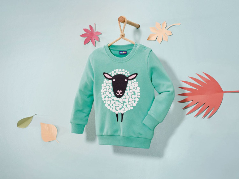 Gehe zu Vollbildansicht: lupilu® Kleinkinder Sweatpullover Mädchen, mit süßem Print - Bild 21