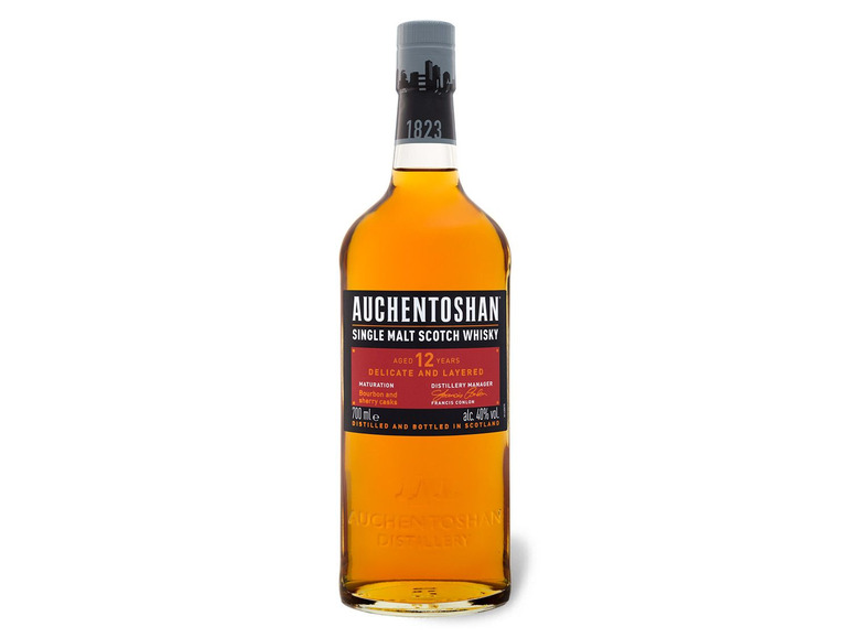 Auchentoshan mit 40% Geschenkbox Lowland Scotch Whisky 12 Single Malt Jahre Vol