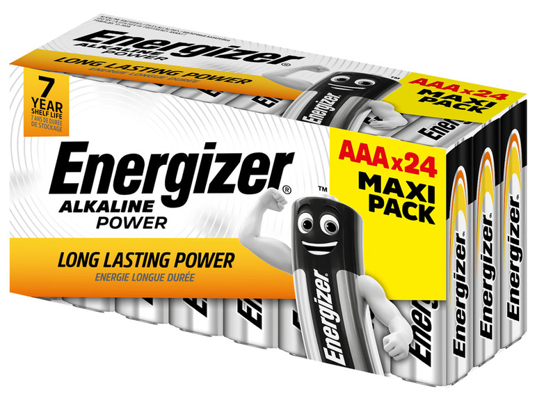 Gehe zu Vollbildansicht: Energizer Alkaline Power Batterie Micro (AAA) 24 Stück - Bild 1