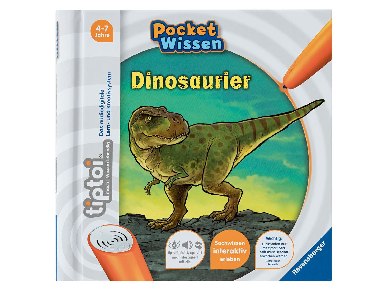 RAVENSBURGER tiptoi® Buch NEU Pocket Wissen Dinosaurier 