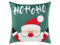 Weihnachtskissen mit Santa Claus und dem Text 'Ho Ho Ho'