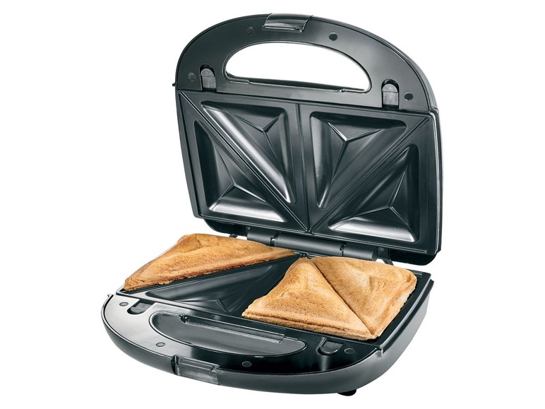 Gehe zu Vollbildansicht: SILVERCREST® Sandwichmaker mit Wechselplatten SSMW 750 D1 - Bild 1