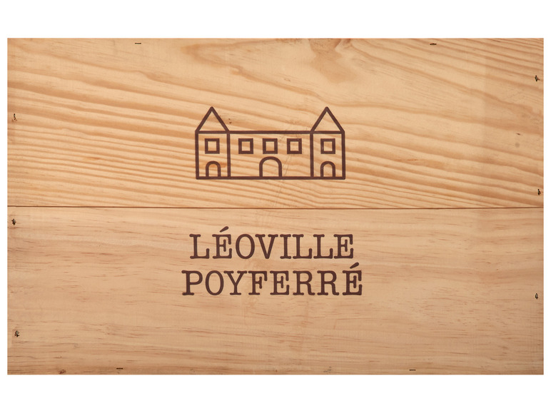 Gehe zu Vollbildansicht: 6 x 0,75-l-Flasche Château Léoville Poyferré St. Julien 2e Cru Classé, Rotwein 2011 - Original-Holzkiste - Bild 4