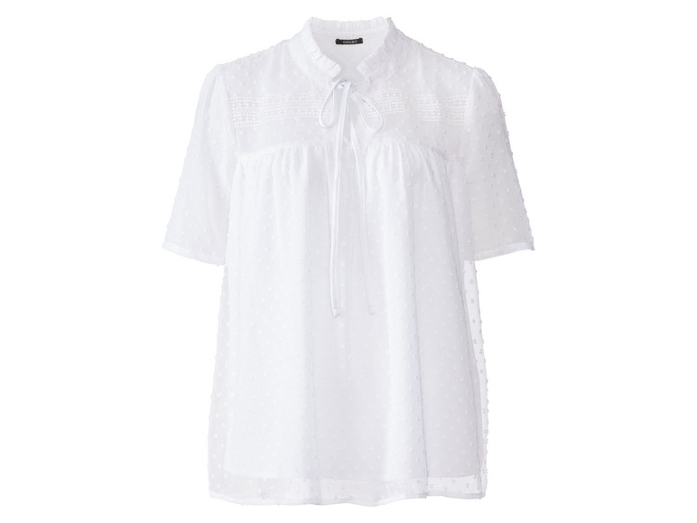 Gehe zu Vollbildansicht: esmara® Bluse Damen, angenehm leichte Chiffon-Qualität - Bild 2
