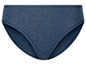 Ein Paar blaue Damen-Unterwäsche.