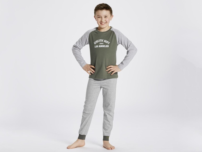 Gehe zu Vollbildansicht: PEPPERTS® Jungen Schlafanzug, 2 Stück, mit Bio-Baumwolle - Bild 4