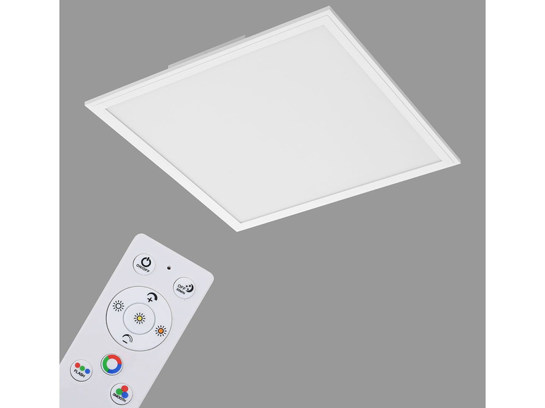 Gehe zu Vollbildansicht: Briloner LED Decken-Panel, dimmbar, RGB-Farbwechsel, Farbtemperatursteuerung - Bild 4