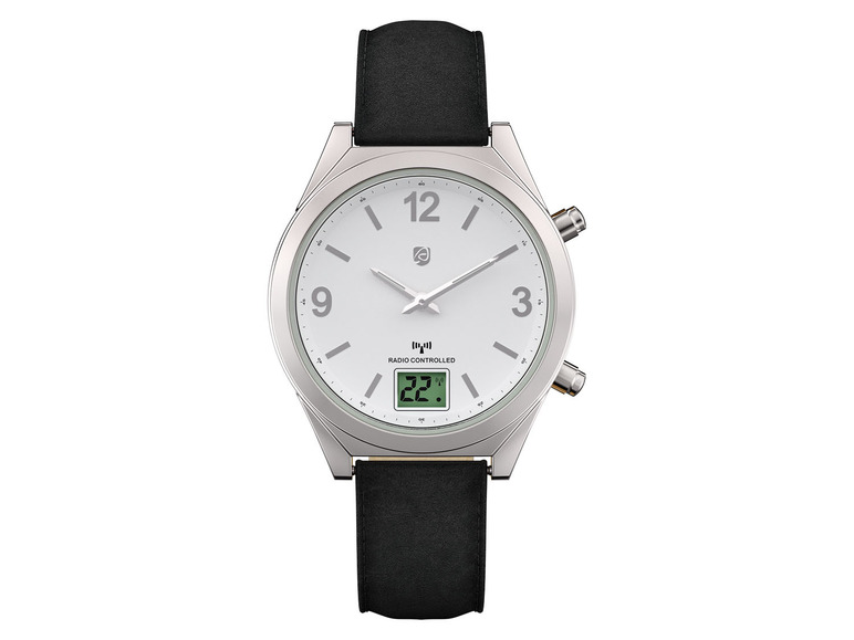 Gehe zu Vollbildansicht: AURIOL Funk Armbanduhr, mit Metallgehäuse - Bild 2