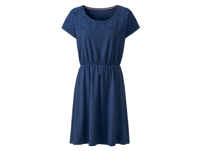 Gehe zu Vollbildansicht: ESMARA® Kleid, in Single-Jersey-Qualität, Gummizug in der Taille, mit Baumwolle - Bild 4