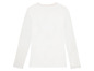 Weißes Langarmshirt.