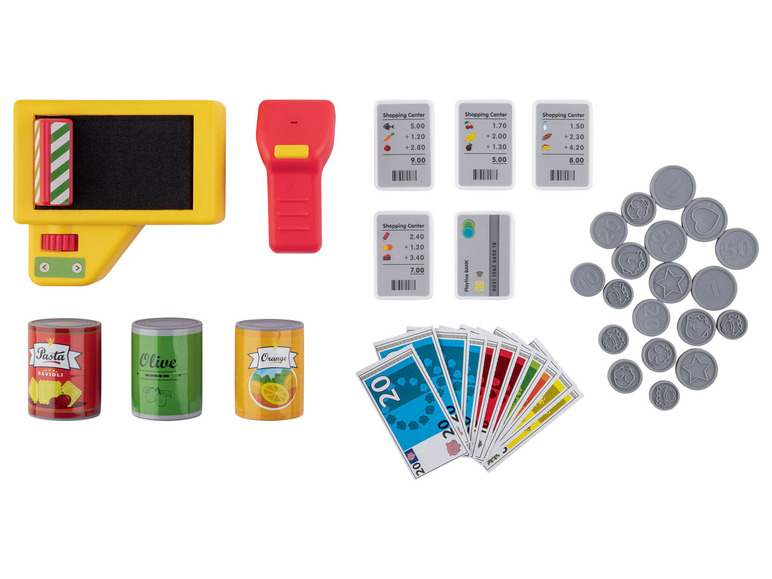 Gehe zu Vollbildansicht: PLAYTIVE® Spielzeugkasse, mit Taschenrechnerfunktion - Bild 2