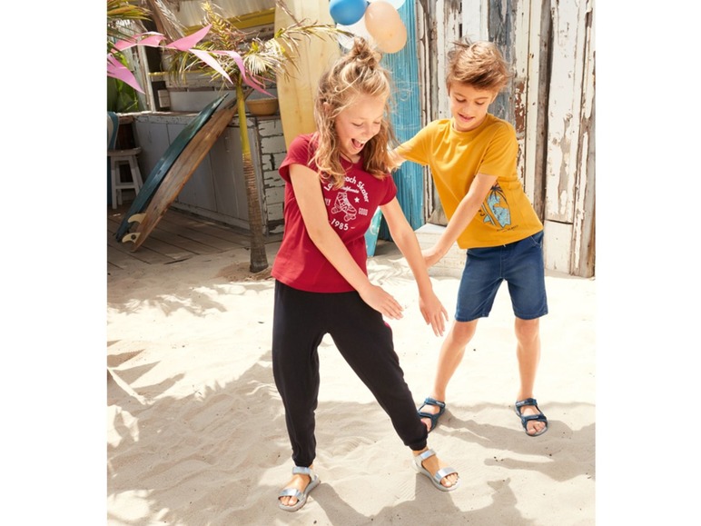 Gehe zu Vollbildansicht: PEPPERTS® Bermuda Jungen, Jeans-Optik, Gummizugbund mit Kordel, mit Baumwolle und Elasthan - Bild 5