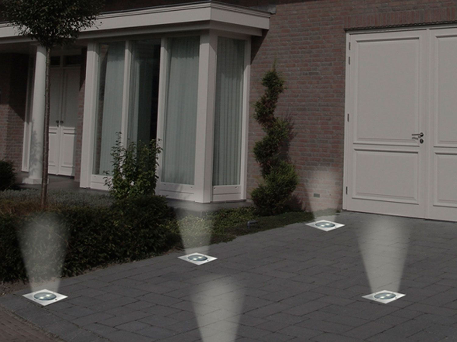 2er SET Solar LED Bodeneinbaustrahler – Eckig, Edelstahl/Glas, IP67, Bis 1250 Kg Belastbar, Für Garten & Einfahrt
