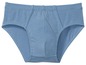 Blaue Herrenunterhose.