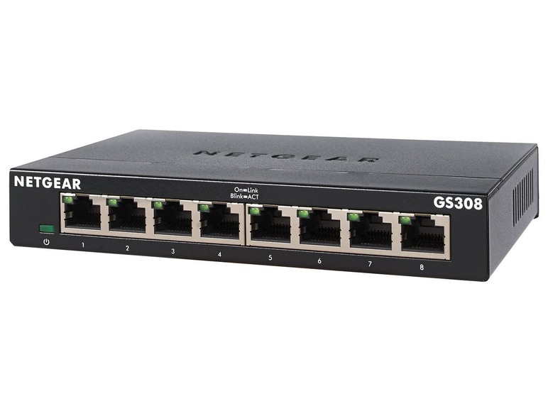 Gehe zu Vollbildansicht: NETGEAR GS308 8-Port Gigabit Ethernet unmanaged Switch - Bild 2