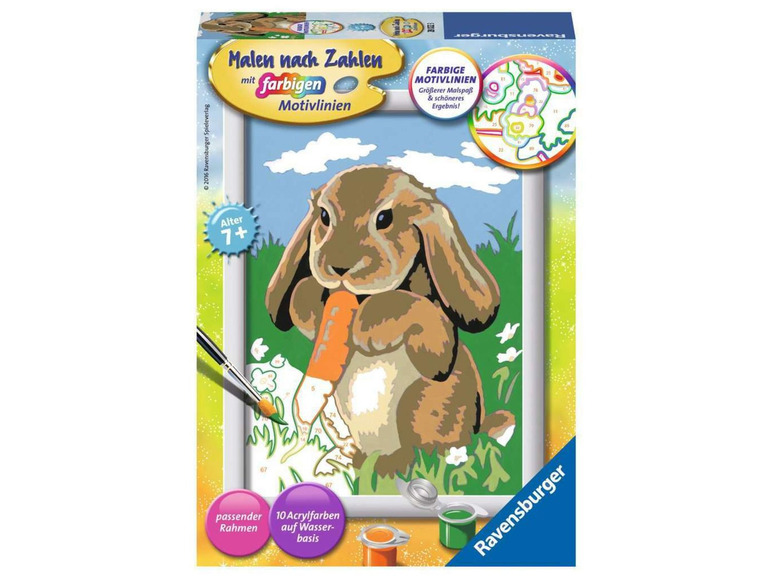 Ravensburger Malen nach Zahlen Set mit einem Hasen