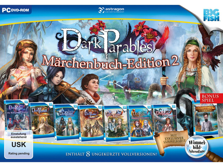 Gehe zu Vollbildansicht: Astragon Entertainment Dark Parables - Märchenbuch-Edition 2 - CD-ROM DVDBox - Bild 1