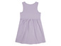 Lilafarbenes, ärmelloses Kleid für Mädchen.
