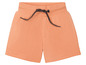 Kurze Hose mit Kordelzug in hellorange.