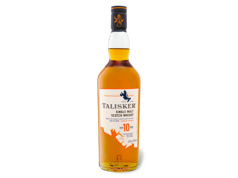 Gehe zu Vollbildansicht: Talisker Single Malt Scotch Whisky 10 Jahre mit Geschenkbox 45,8% Vol - Bild 2