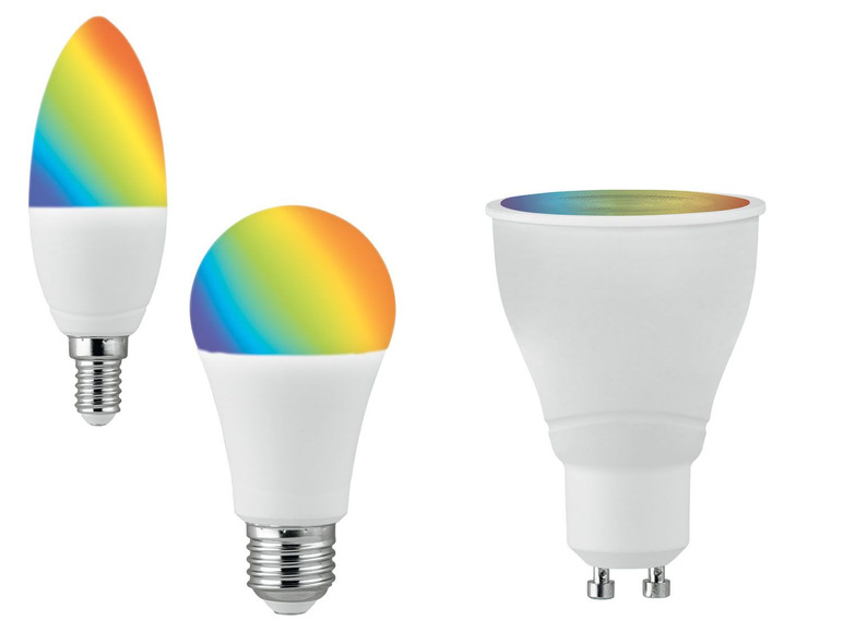 Gehe zu Vollbildansicht: LIVARNO LUX® Leuchtmittel RGB, dimmbar, »Zigbee Smart Home« - Bild 1