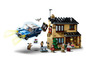 LEGO Harry Potter Set mit Hogwarts, dem Ford Anglia und Minifiguren.