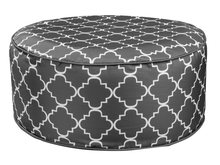 Gehe zu Vollbildansicht: FLORABEST Sitzpouf, aufblasbar, 53 cm Durchmesser, Sitzhöhe 23 cm, Bezug mit Reißverschluss - Bild 2