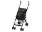 Ein schwarzer Safety 1st Buggy mit Sternenmuster.