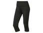 Schwarze Capri-Leggings für Damen.