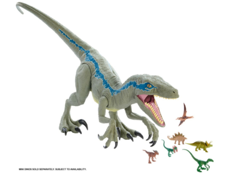 Gehe zu Vollbildansicht: Jurassic World Spielfigur Riesendino »Velociraptor Blue«, beweglich, ab 4 Jahren - Bild 4