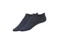 Zwei Paar dunkelblaue Socken ohne Bund.