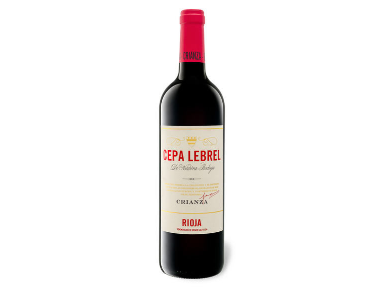 Crianza 2019 Rioja trocken, Rotwein Lebrel DOCa Cepa