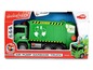 Dickie Toys Air Pump Müllwagen mit Recycling-Motiv, funktioniert ohne Batterien.