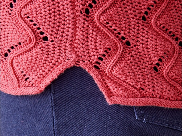 Gehe zu Vollbildansicht: ESMARA® Pullover Damen, mit Rollsaum, in Strukturstrick, aus reiner Baumwolle - Bild 13