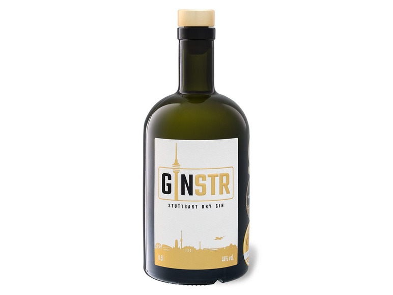 Kaufen Sie die neuesten Artikel im Ausland! GINSTR Stuttgart Dry Gin 44% Vol