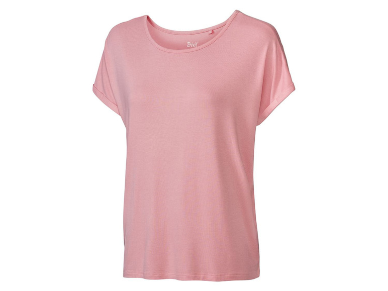 Rosa T-Shirt mit kurzen Ärmeln der Marke Crivit.