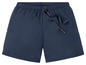 Dunkelblaue Badehose mit Kordelzug.