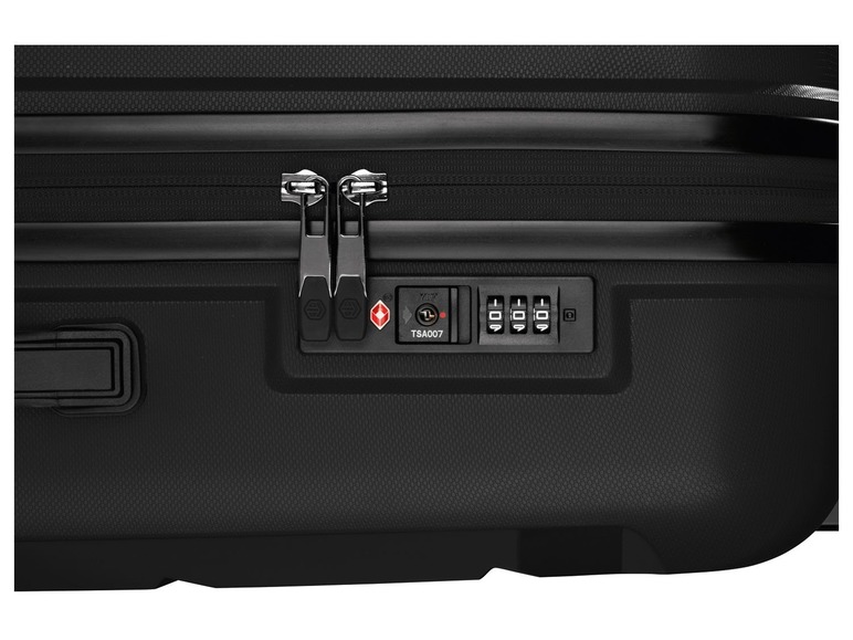 Gehe zu Vollbildansicht: TOPMOVE® Koffer, 73 L Volumen, maximal 25 kg Füllgewicht, mit 4 Rollen, schwarz - Bild 6