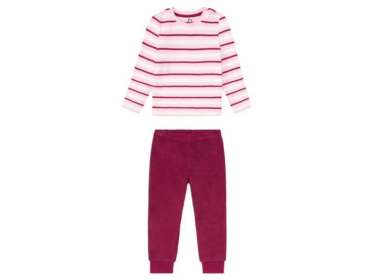 Gehe zu Vollbildansicht: lupilu Kleinkinder Mädchen Pyjama, Frotteequalität - Bild 10