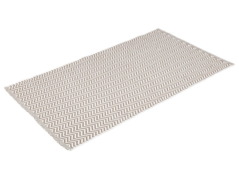 Gehe zu Vollbildansicht: MERADISO® Teppich, 67 x 120 cm, rutschhemmende Unterseite, aus reiner Baumwolle - Bild 2