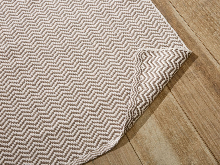 Gehe zu Vollbildansicht: MERADISO® Teppich, 67 x 120 cm, rutschhemmende Unterseite, aus reiner Baumwolle - Bild 5
