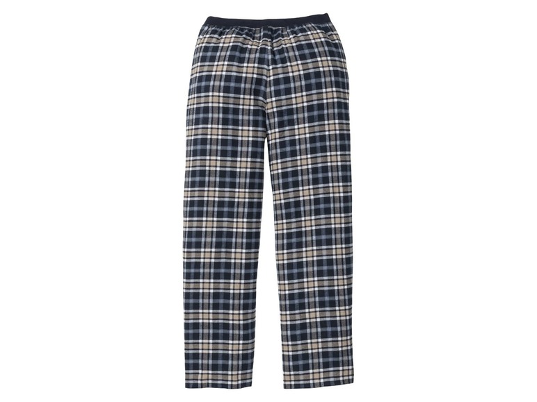 Gehe zu Vollbildansicht: LIVERGY® Herren Pyjama, aus Baumwolle, Hose mit seitlichen Eingrifftaschen - Bild 10