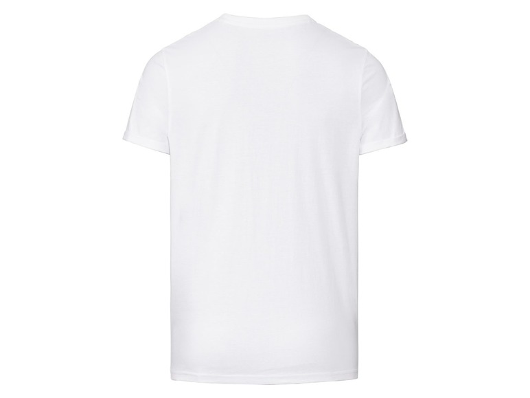 Gehe zu Vollbildansicht: LIVERGY® T-Shirt Herren, mit Print, aus reiner Baumwolle - Bild 3