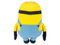 Ein gelber Plüsch-Minion mit blauen Latzhosen.