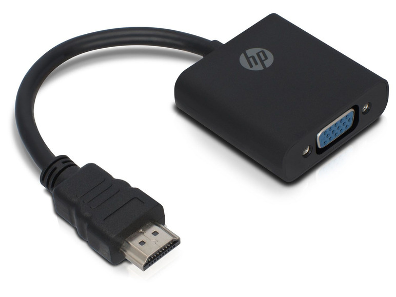 Gehe zu Vollbildansicht: HP HDMI™ auf VGA Adapter, 0,1m, schwarz - Bild 1