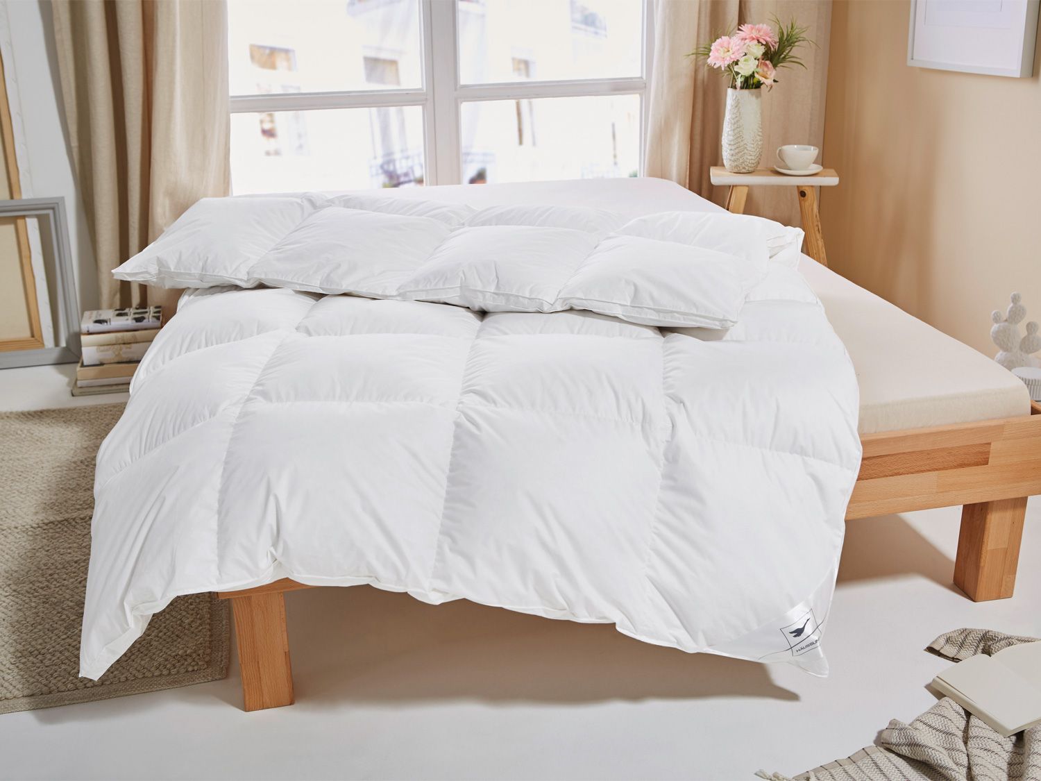 Thumbnail - HÄUSSLING Daunen-Kassettenbettdecke extra warm (155 X 220 CM)