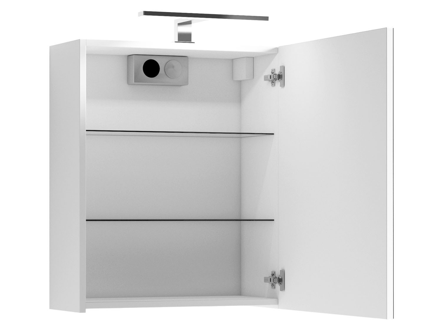 BYLIVING Spiegelschrank Spree (weiß, 50cm) – Bild 3 von 4