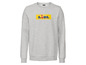 Ein grauer Pullover mit dem Lidl-Logo.
