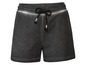 Schwarze Shorts mit Kordelzug.
