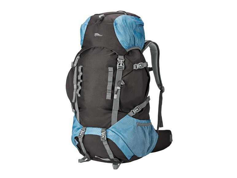 Gehe zu Vollbildansicht: CRIVIT® Backpack, Reiserucksack, 60 + 10 l Volumen, Mesh-Polsterung, Trekking - Bild 6